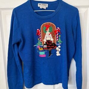 Vintage Jack b quick Christmas shopper sweater